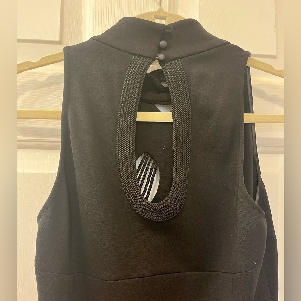 Diane Von Furstenburg Black Sleeveless PC Dress - Picture 4 of 12